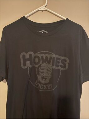 Black Howies Hockey Tape Graphic Hockey T-Shirt